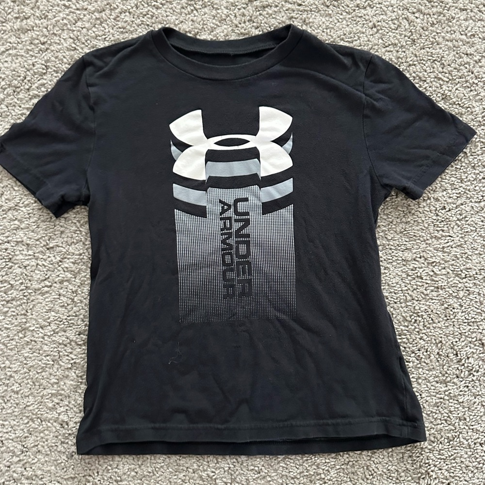 Under Armour Boys Shirt YSM- black
